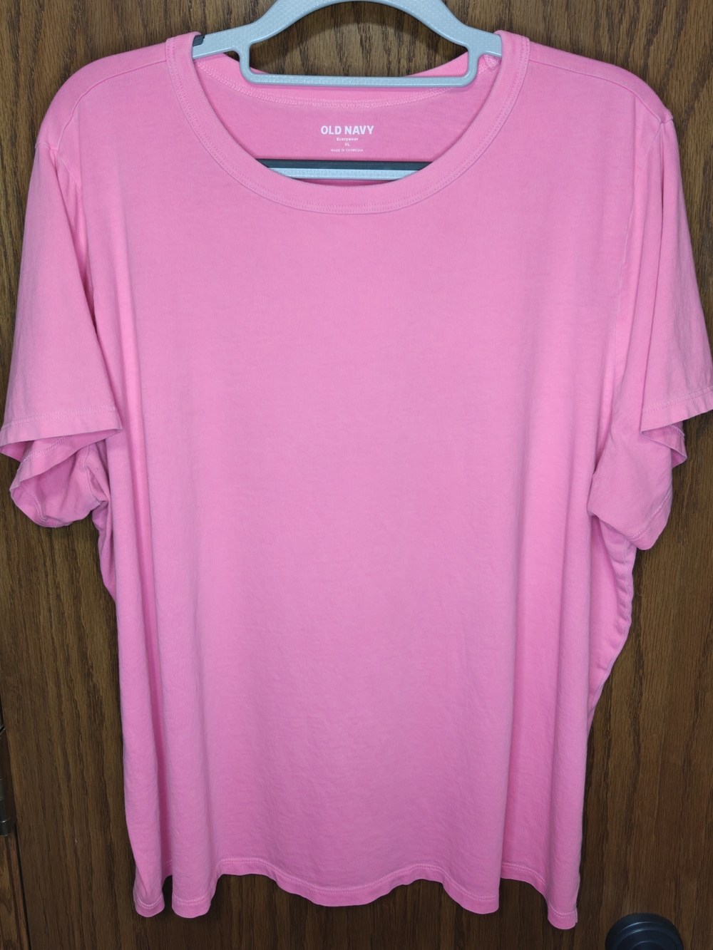 Women's Old Navy Classic Crewneck T‑Shirt - Pink, Size XL